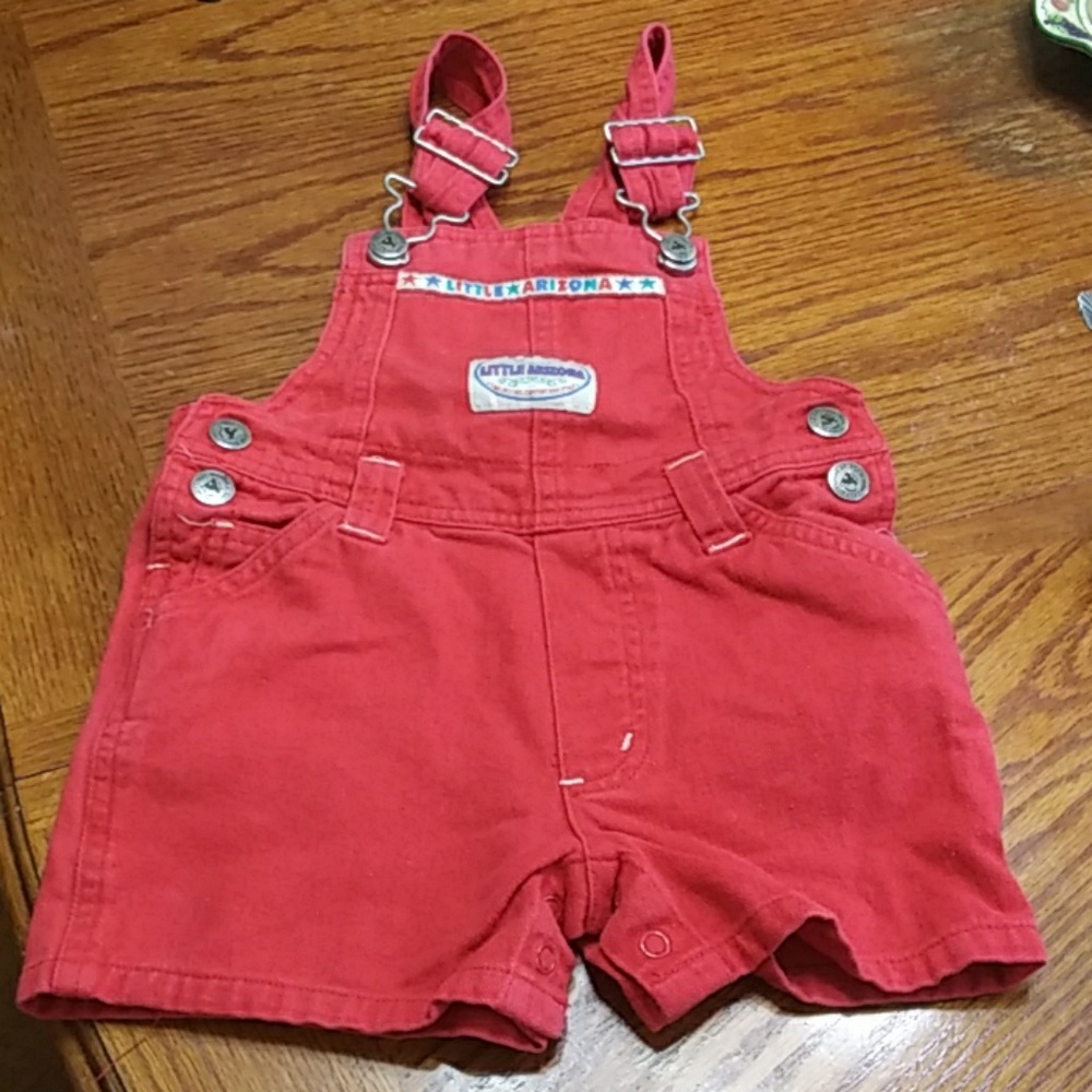 Toddler short overalls